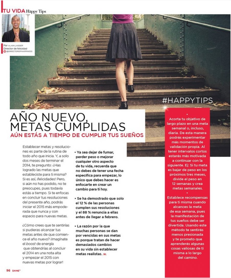 Shine Magazine — Happy Tips